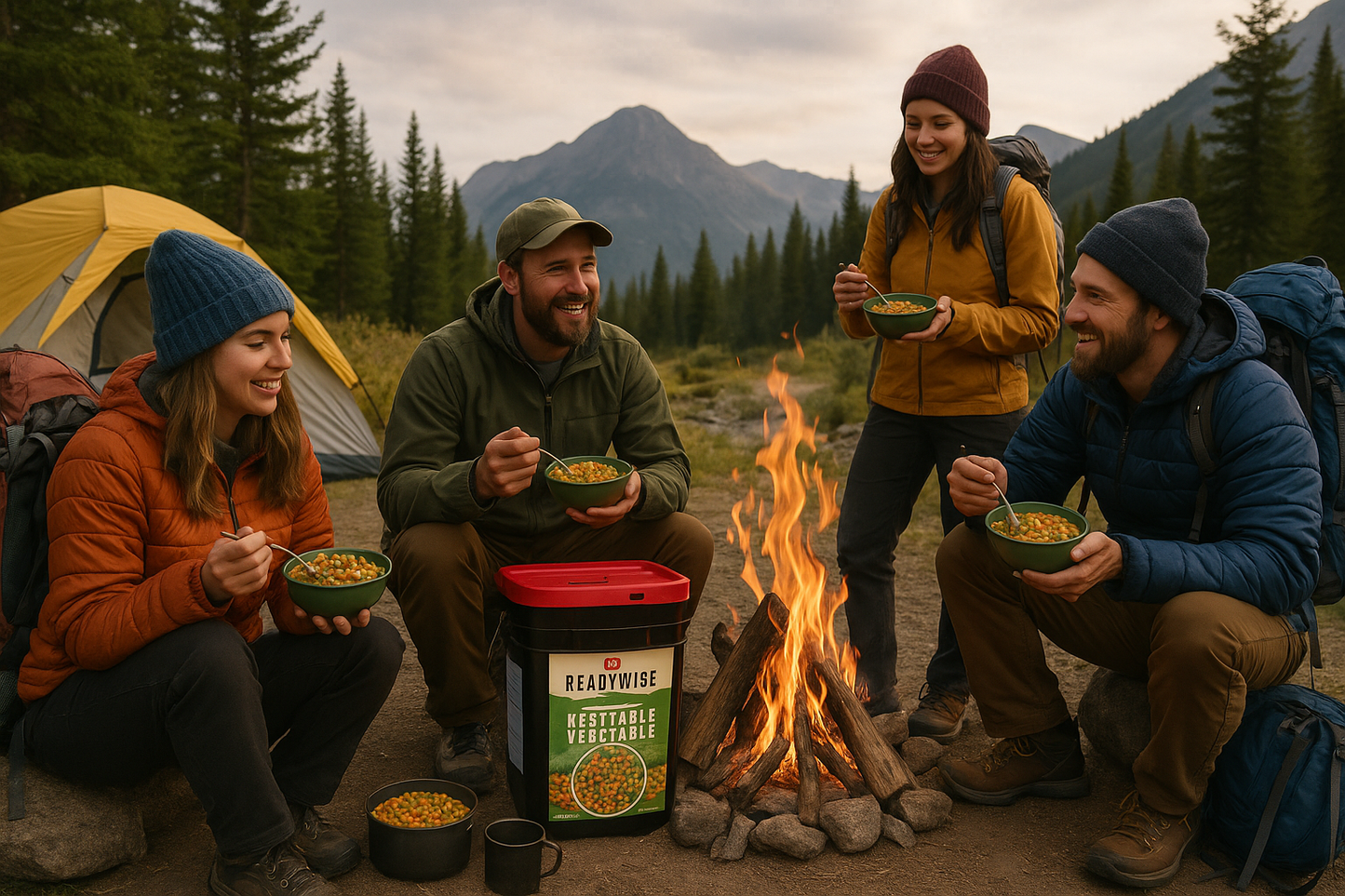 120 Serving Vegetable Bucket Base Camp