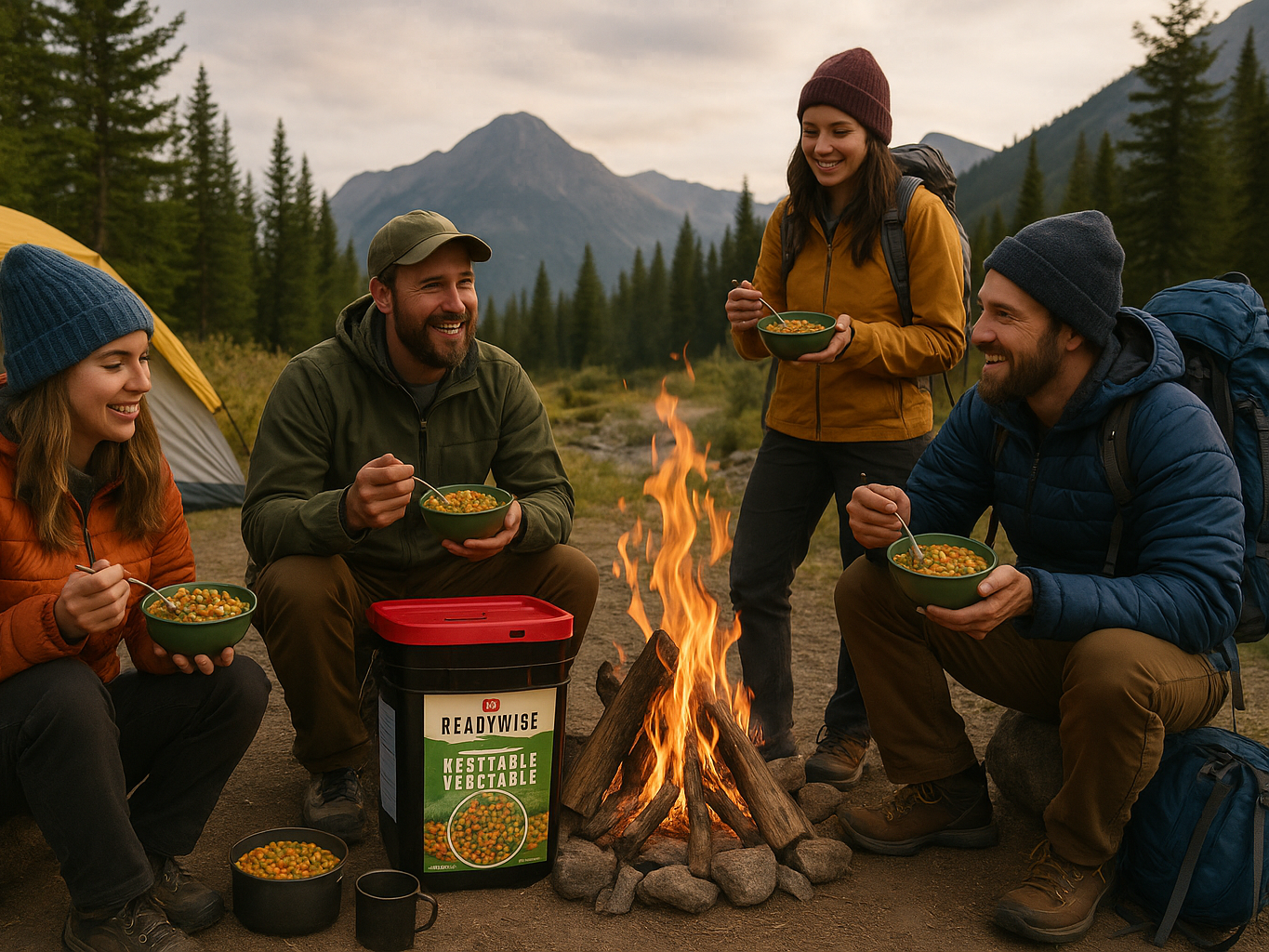 120 Serving Vegetable Bucket Base Camp