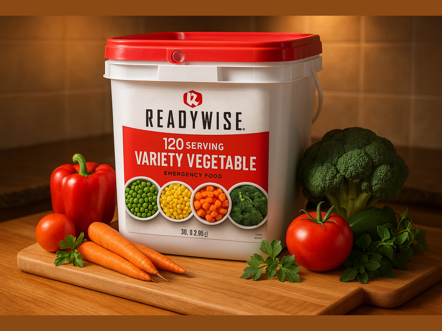 120 Serving Vegetable Bucket