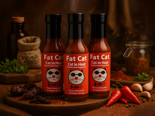 Fat Cat Cat in Heat - Chipotle Ghost Pepper 3-Pack Bundle