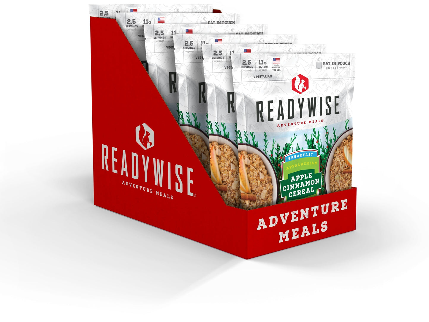 6 Pack Appalachian Apple Cinnamon Cereal - Camping Breakfast Meals