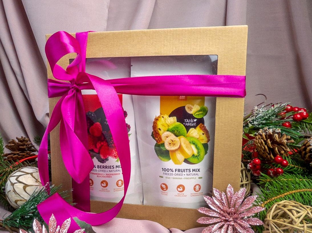 Gift Set, Freeze dried Berries Mix + Fruit Mix