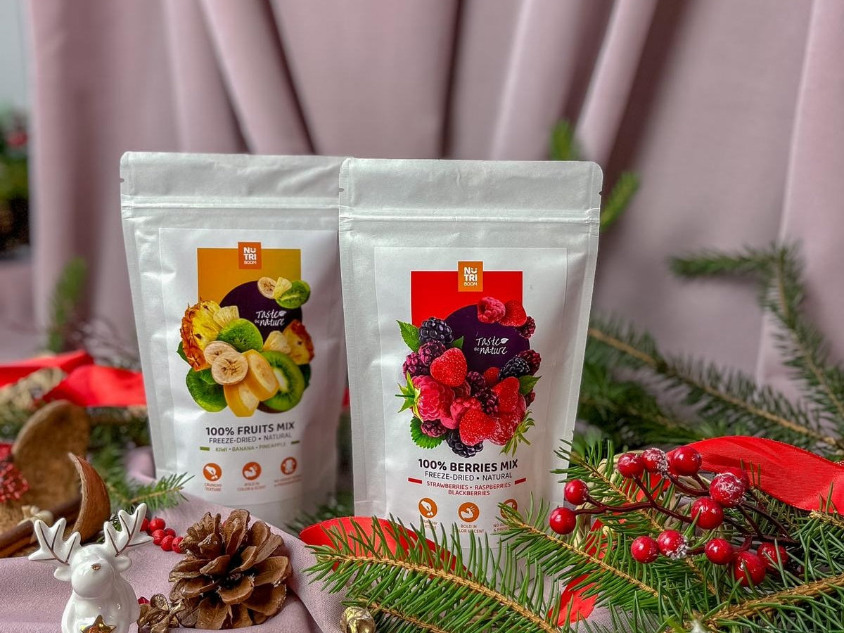 Gift Set, Freeze dried Berries Mix + Fruit Mix