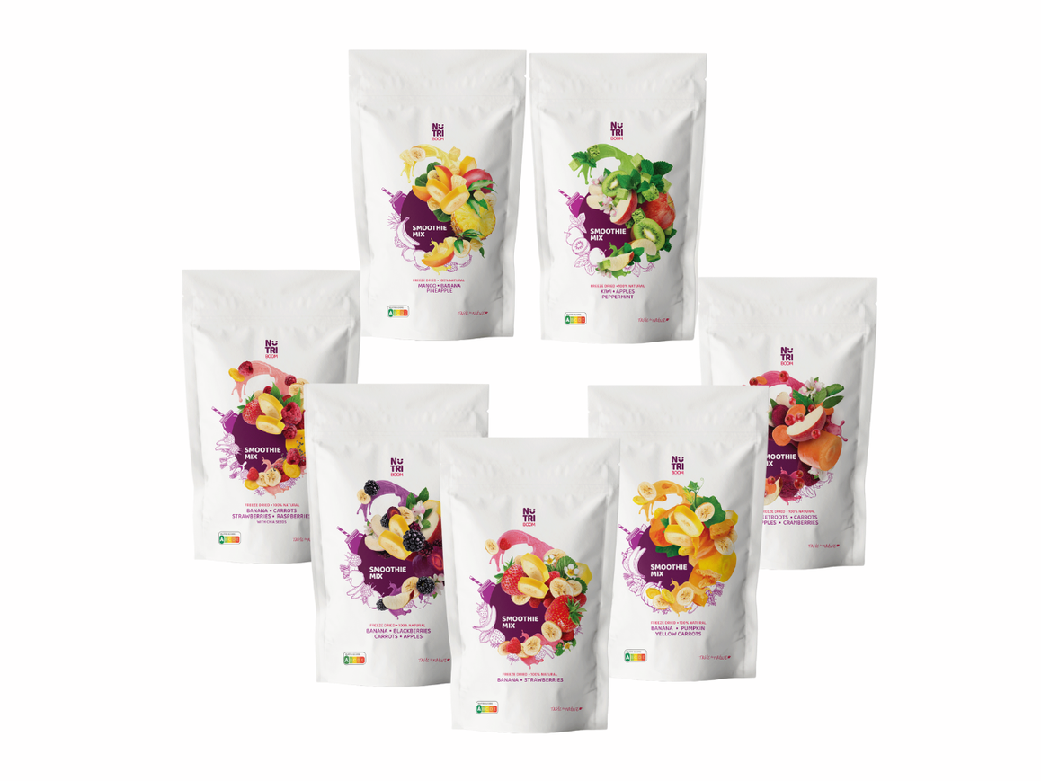 Smoothie Box 7 Packs - Premium Freeze Dried Rainbow Nutrition Collection
