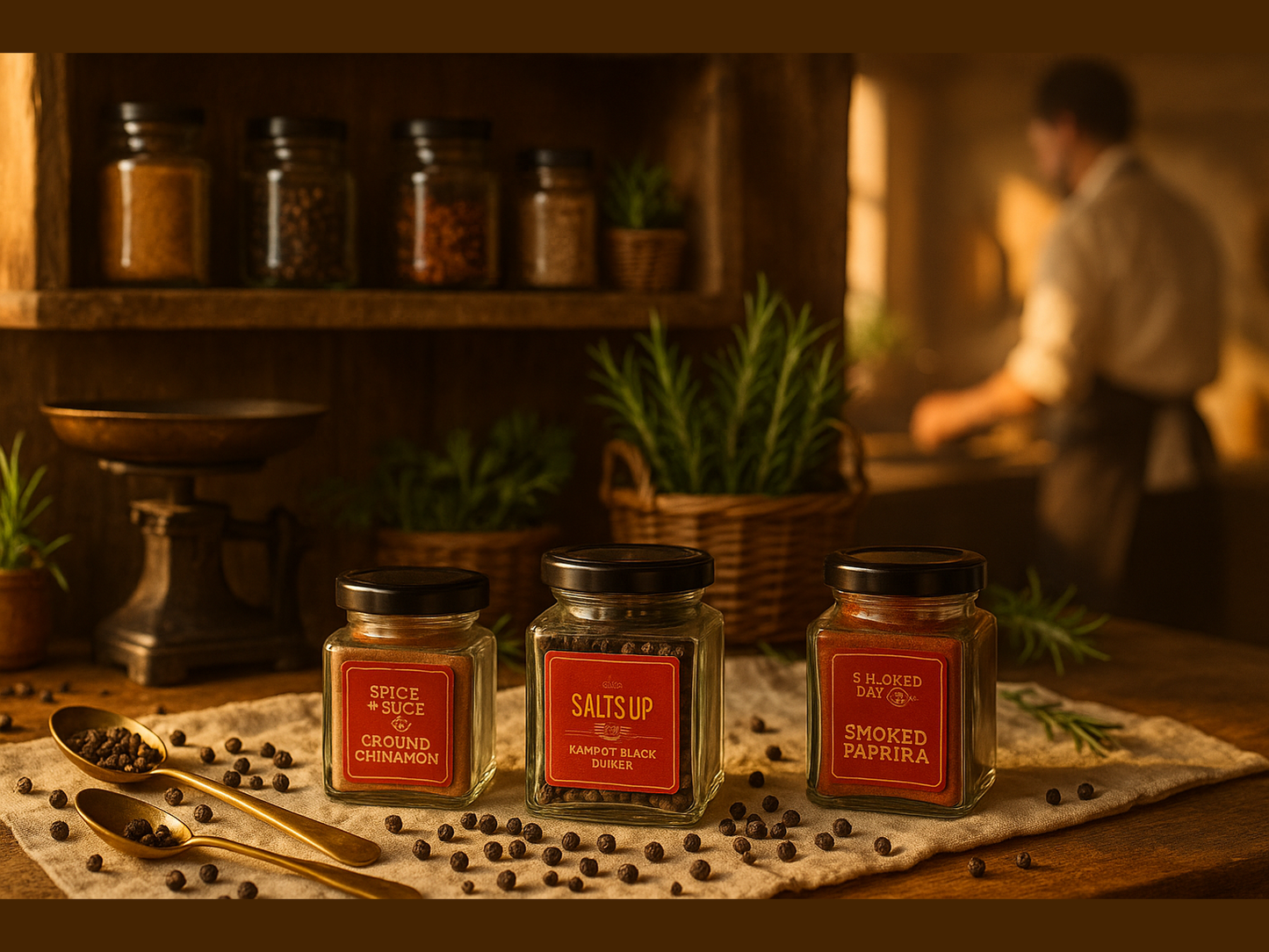 Atmospheric Kitchen Tableau