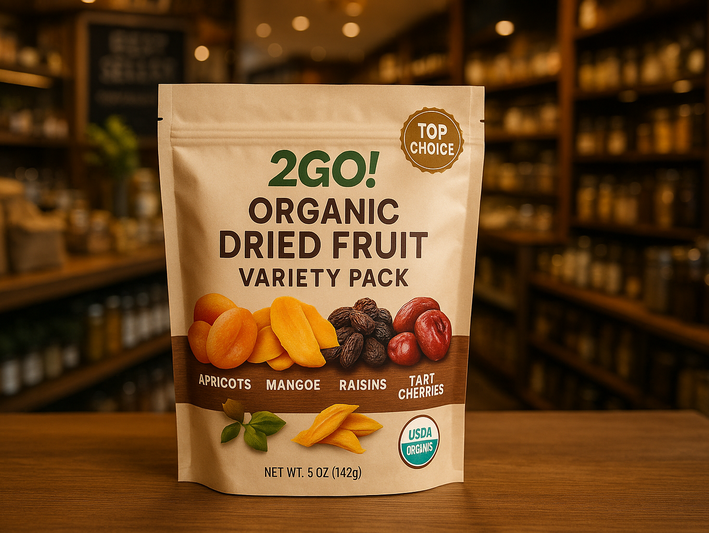 Best Selling 2GO! Organic Dried Fruit Variety Pack
