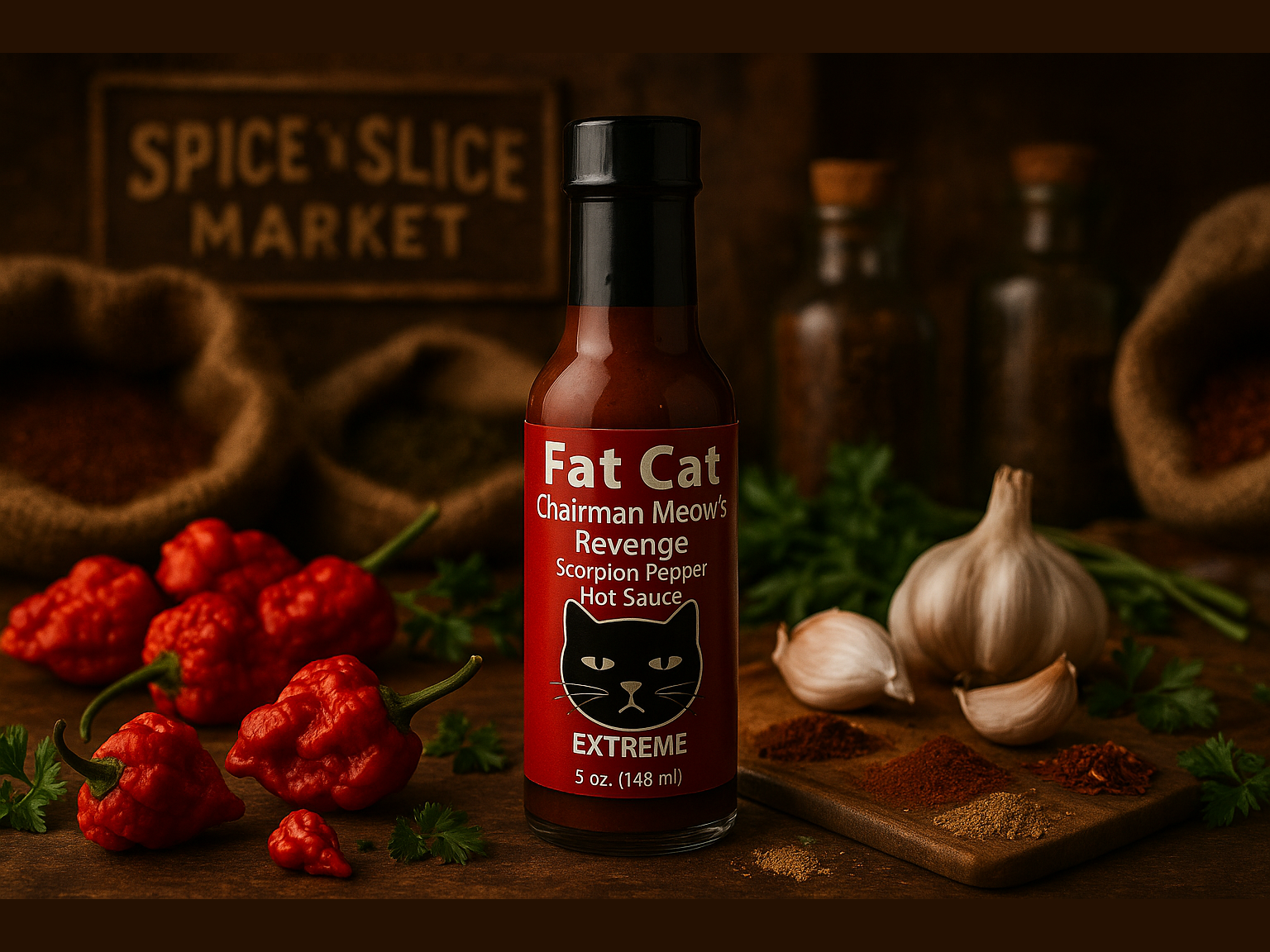 Chairman Meow's Revenge in market setting