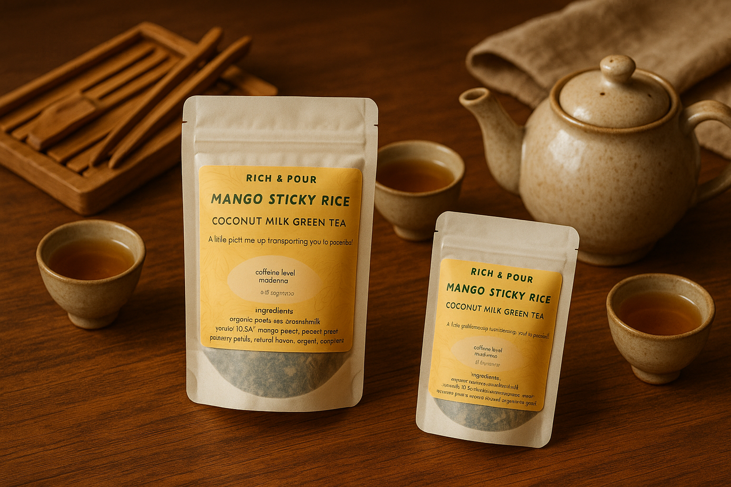 Cozy Tea Ceremony Scene