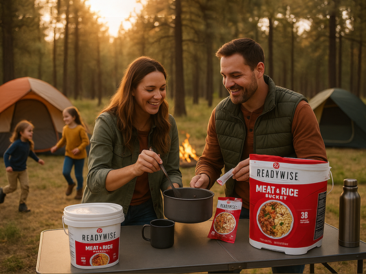 Meat and Rice Bucket - Long Term Emergency Food Storage