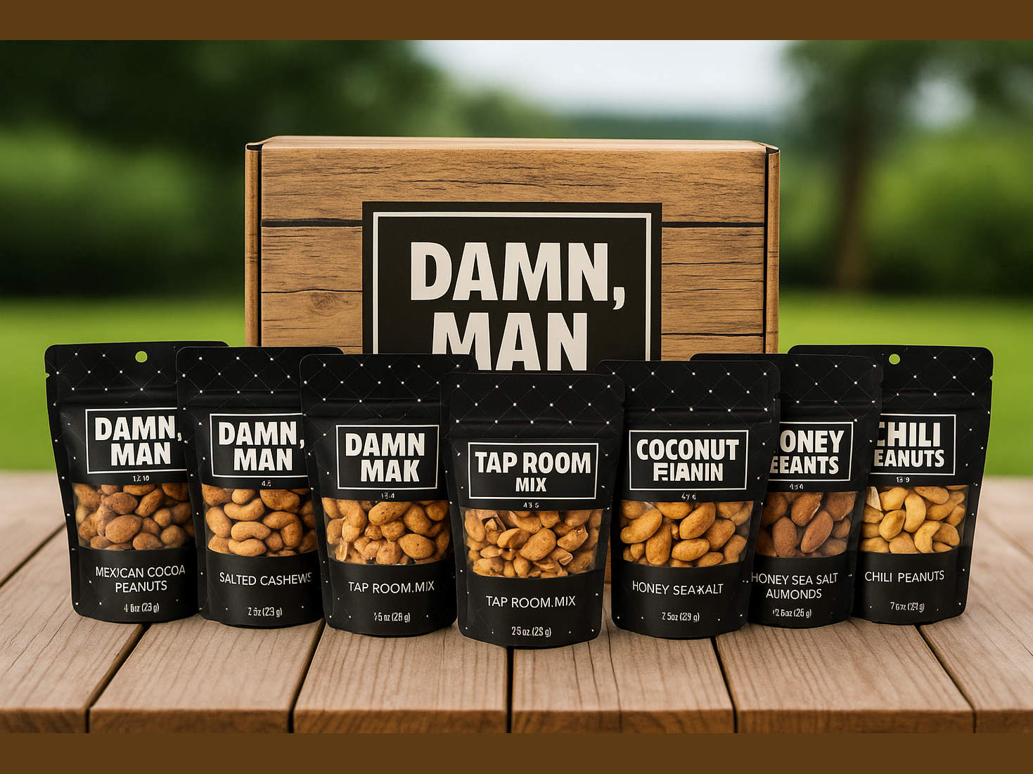 DAMN, MAN snack collection