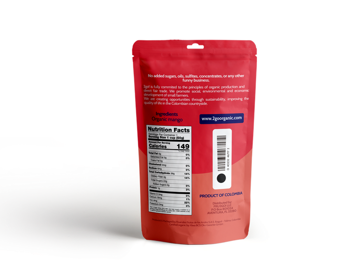 2GO! Organic Dried Fruit Variety Pack - Premium Healthy Snacks