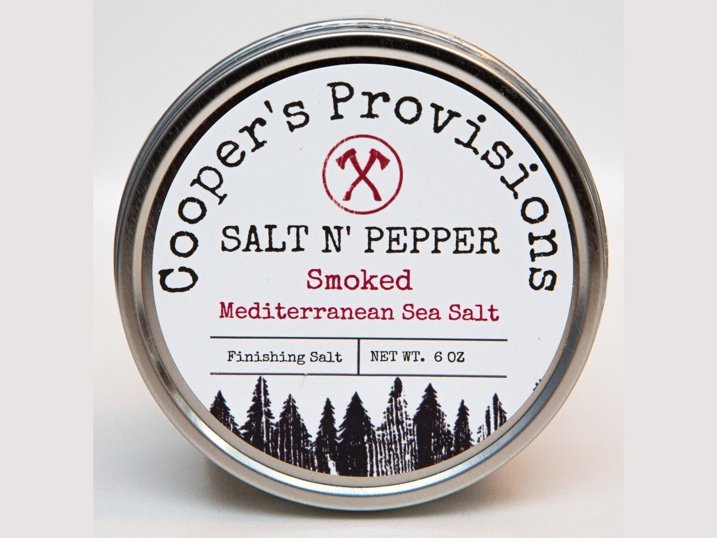 "Salt N' Pepper" Smoked Mediterranean Sea Salt