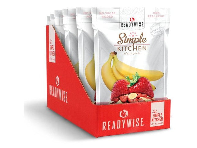 Caisse de 6 fraises et bananes Simple Kitchen