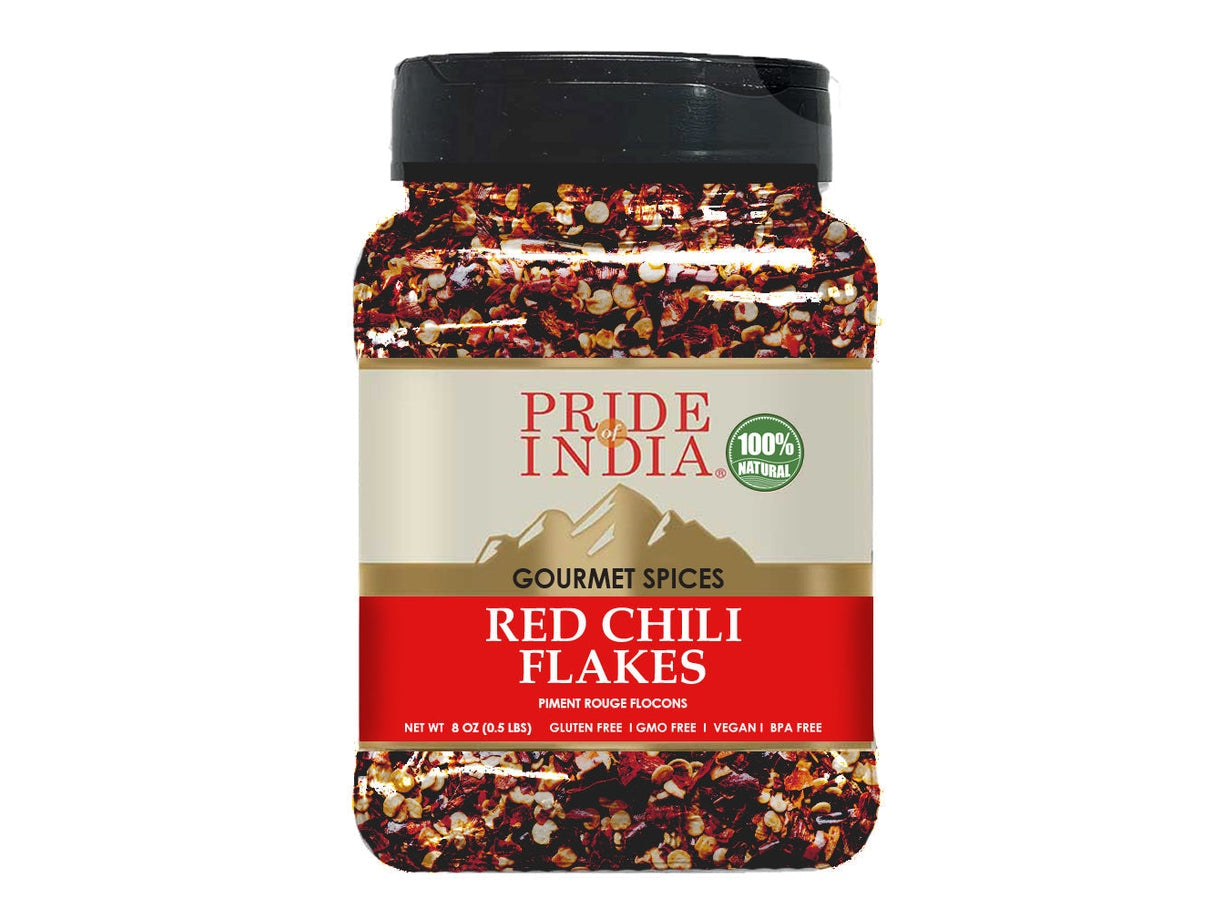 Gourmet Red Chili Flakes Hot - 8 oz.