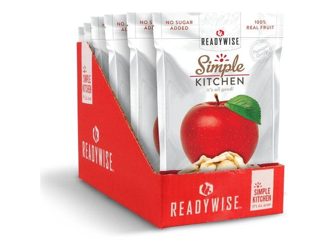 6 Pack Freeze Dried Sweet Apples - Healthy Camping Snacks