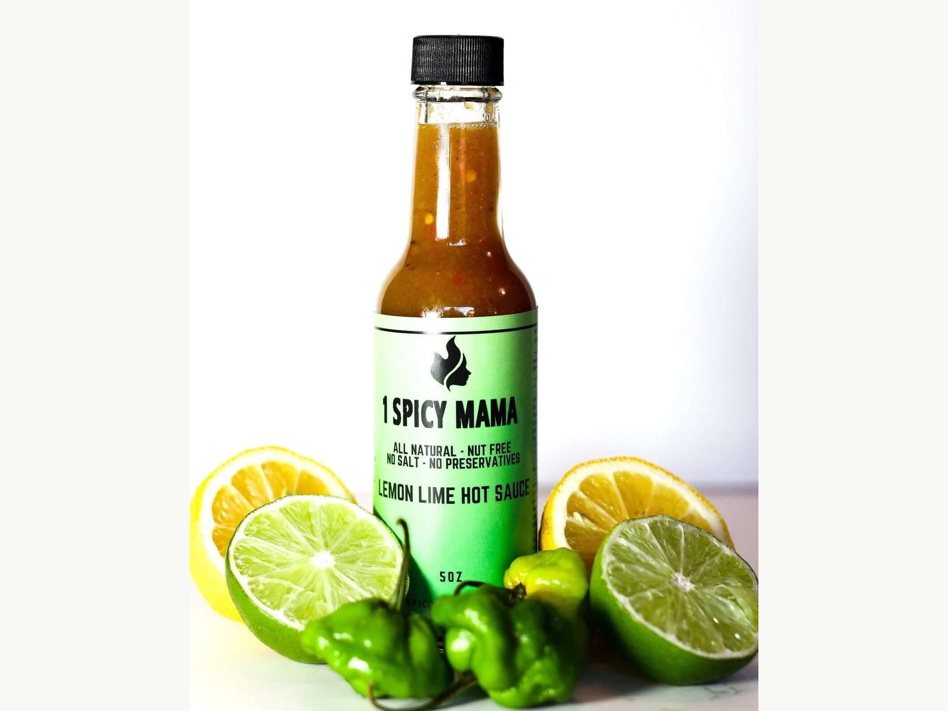 Classic Heat Trio - 3 Bottle Bundle featuring Lemon Lime hot sauce and fresh limes.