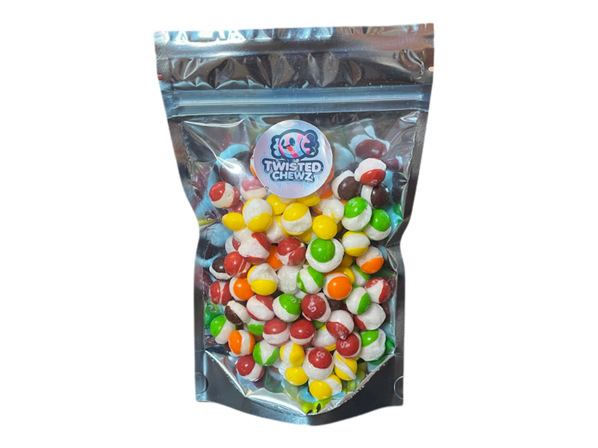 Freeze Dried Fruity Poppers - Rainbow Burst Snack Adventure