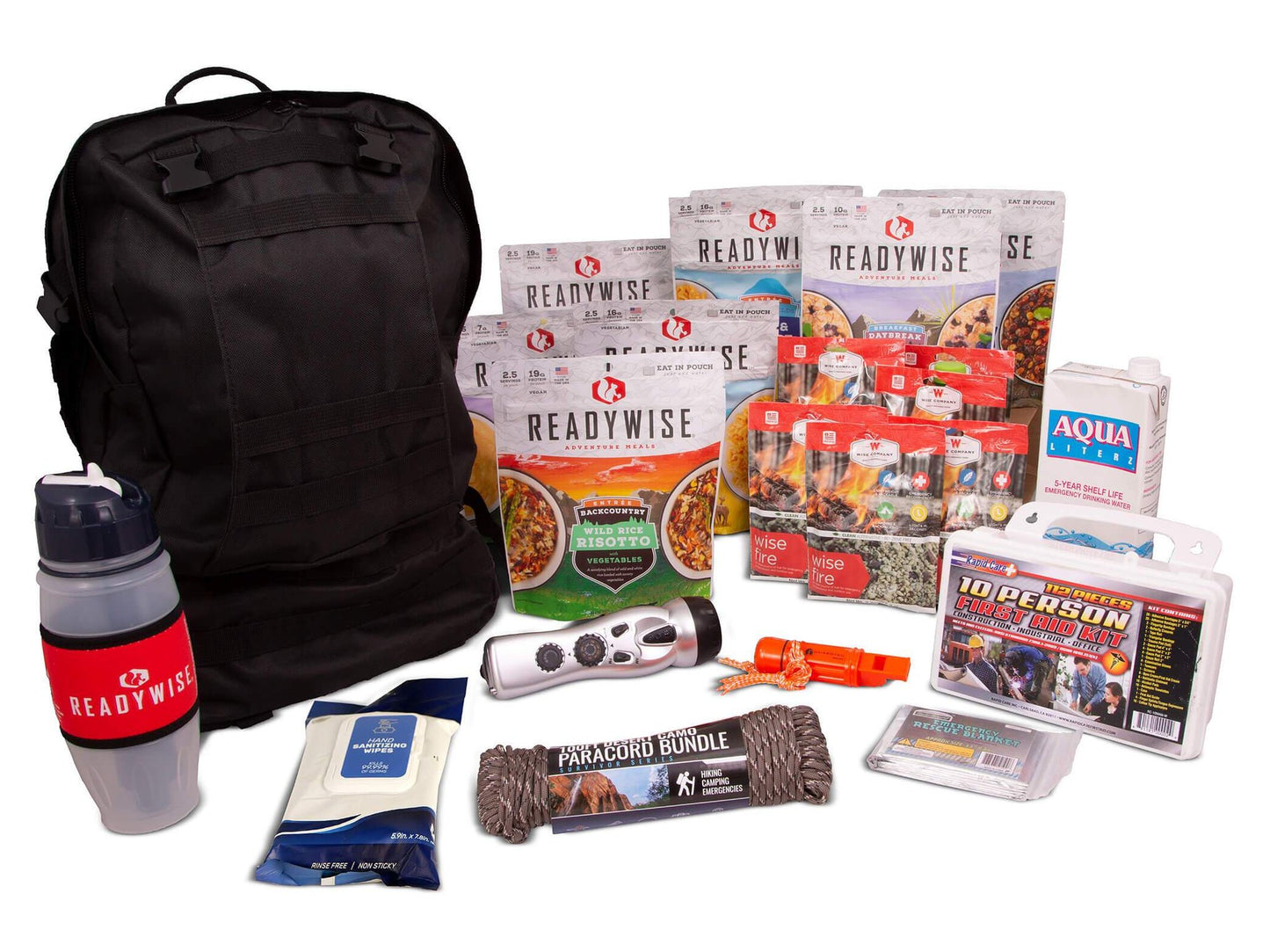 Complete 2 Day Emergency Survival Backpack - 72 Hour Bug Out Bag