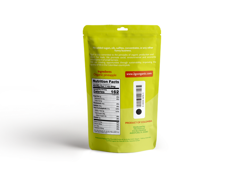 2GO! Organic Dried Fruit Variety Pack - Premium Healthy Snacks