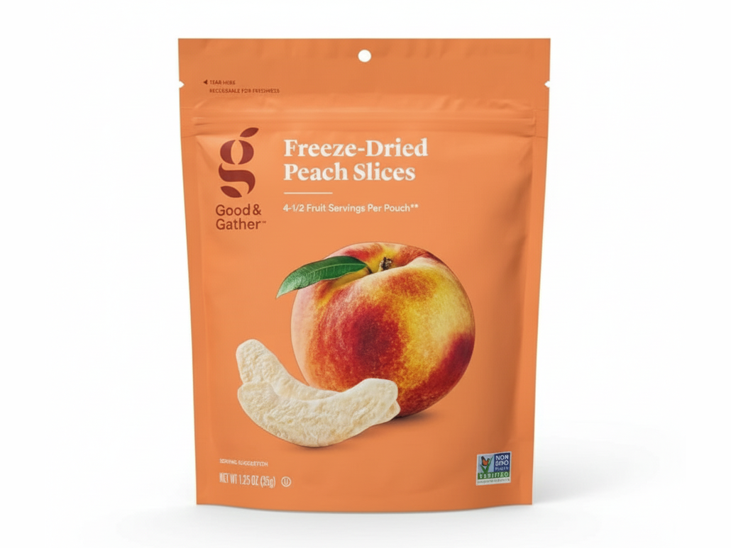 Enhanced Good & Gather Freeze-Dried Peach Slices