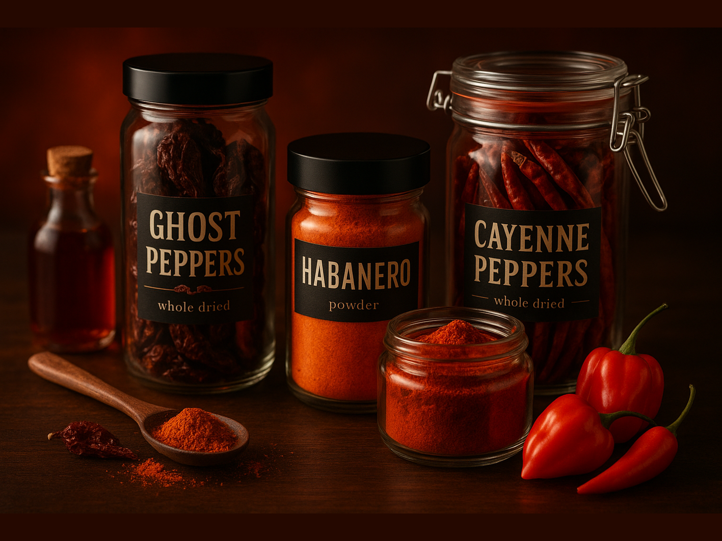 "Heat Lover's Pepper Bundle extreme spice collection with multiple hot pepper varieties"