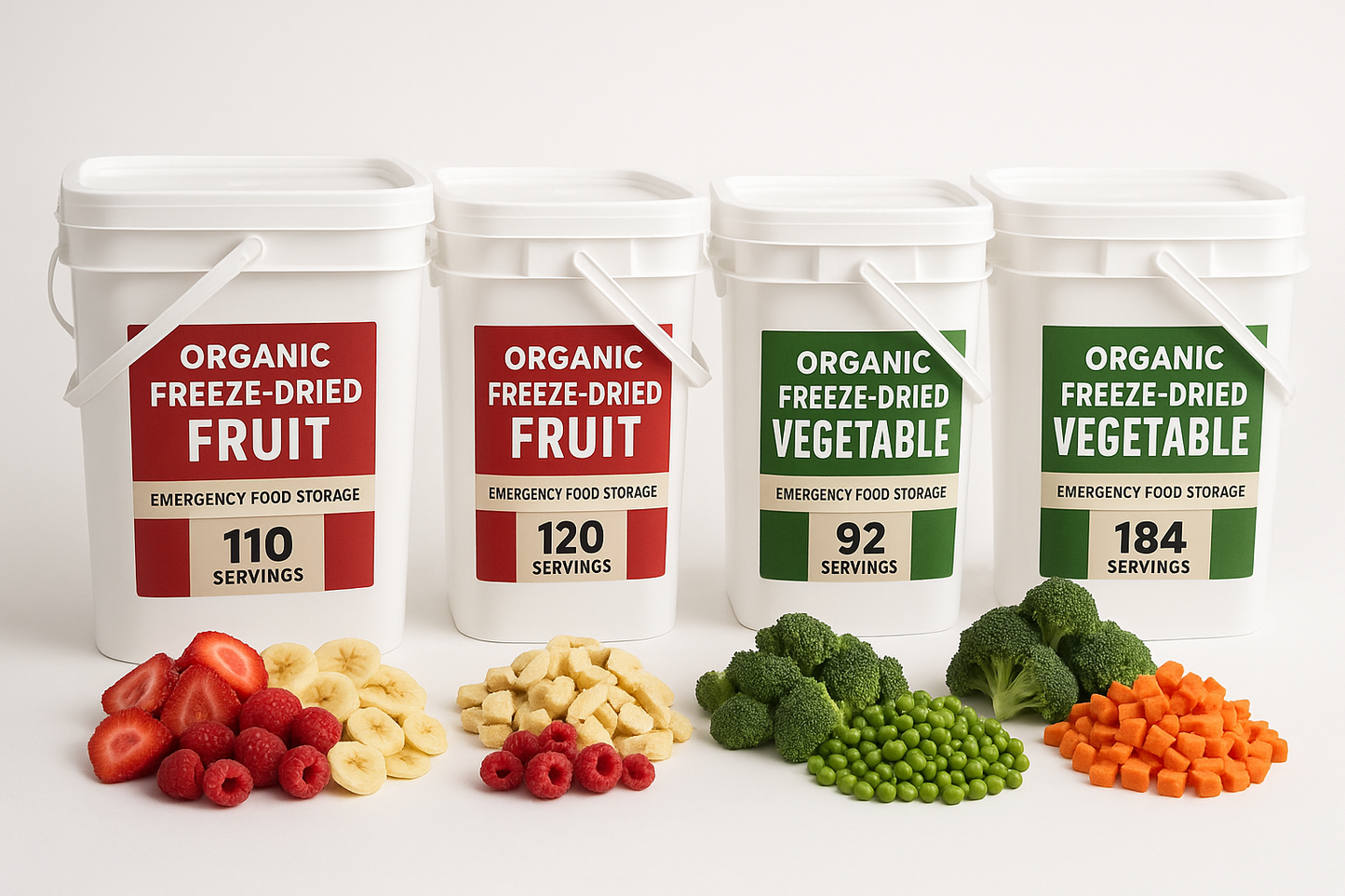 Freeze-Dried Food Buckets