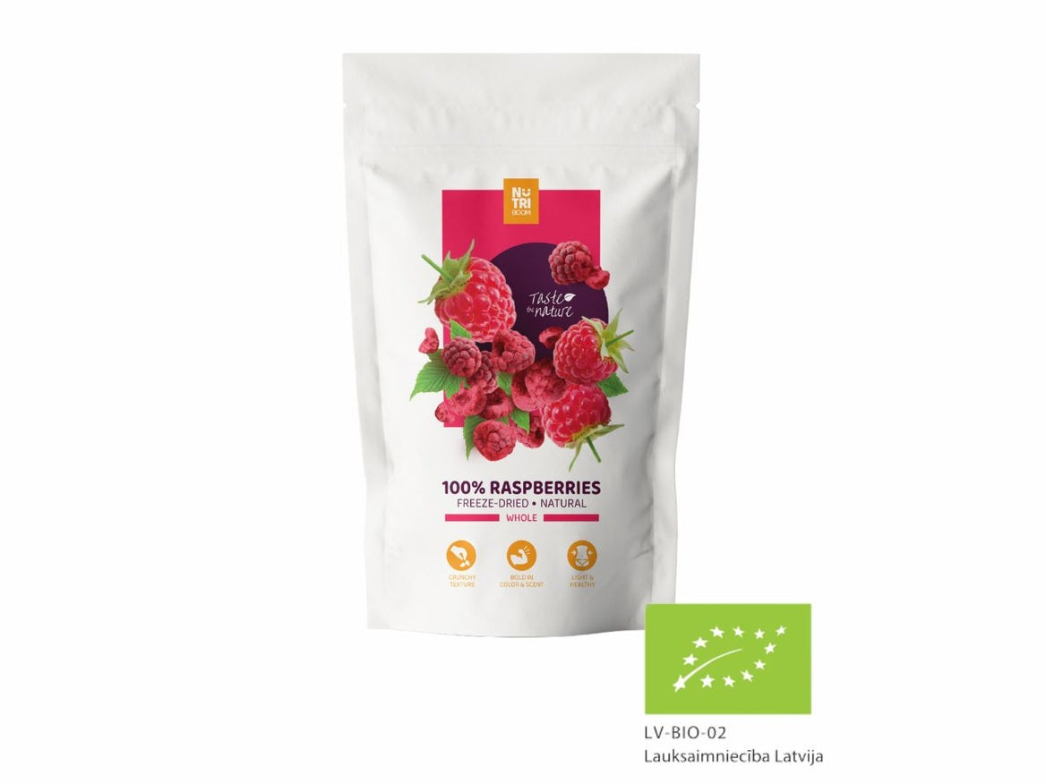 Freeze dried BIO Raspberries