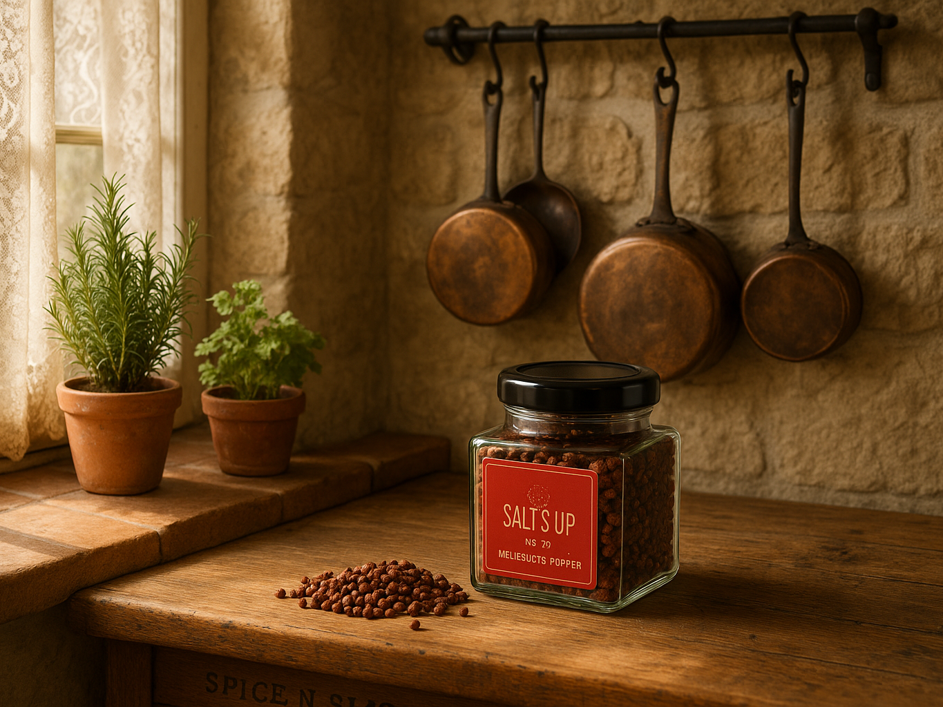 French Farmhouse Kitchen Scene 1