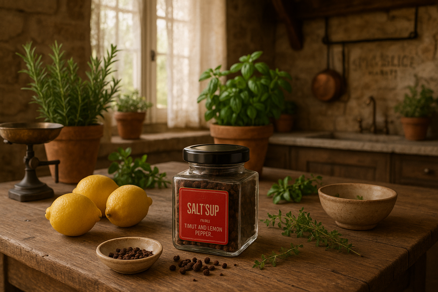 French Farmhouse Kitchen Scene 2