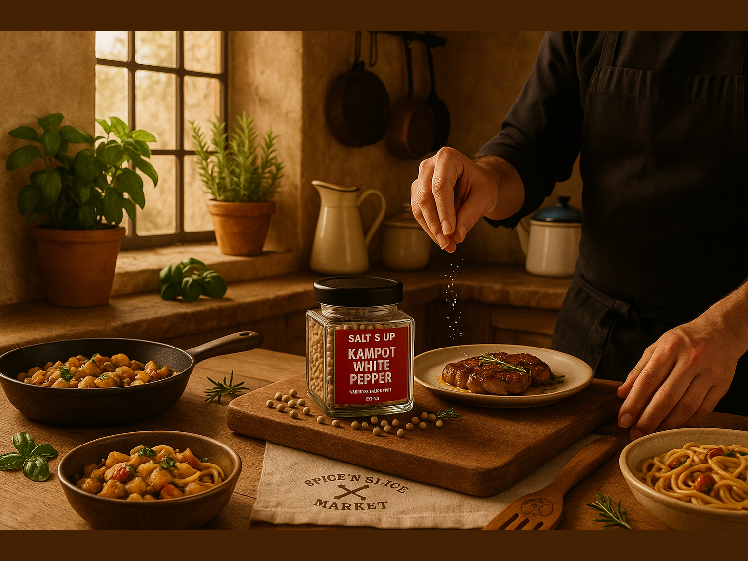 French Farmhouse Kitchen Tableau
