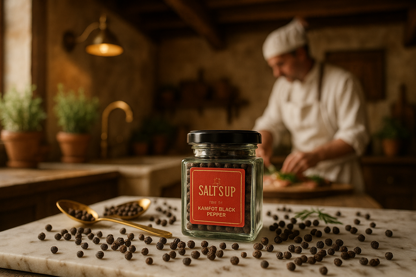 French Farmhouse Kitchen with Chef