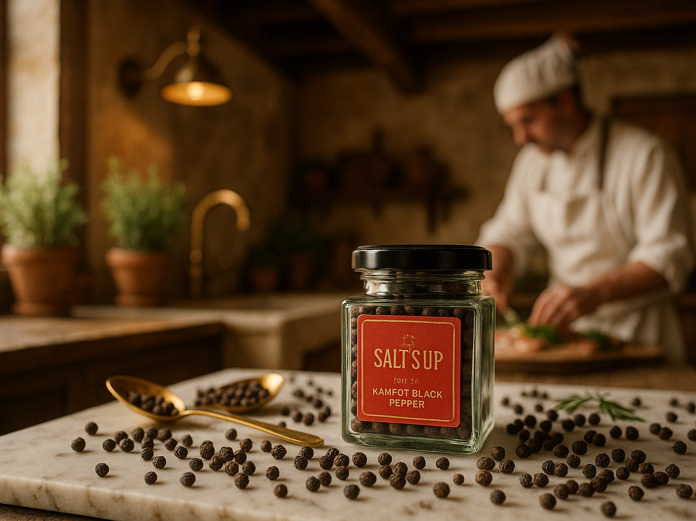 French Farmhouse Kitchen with Chef