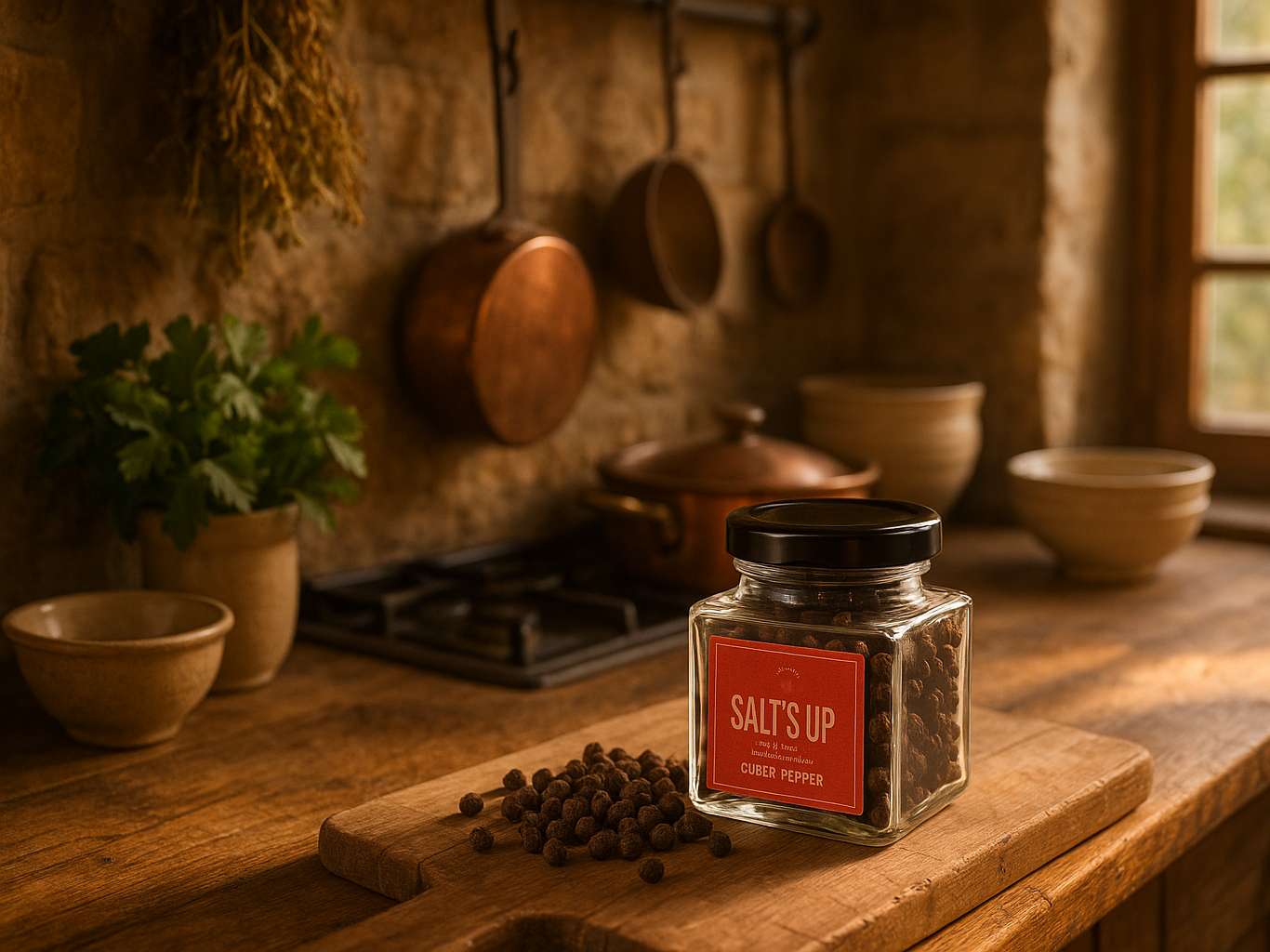 French Farmhouse SALT'S UP CUBEB PEPPER