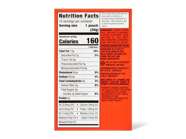 Good & Gather Heart Healthy Trail Mix, Multipack 10oz/10ct.