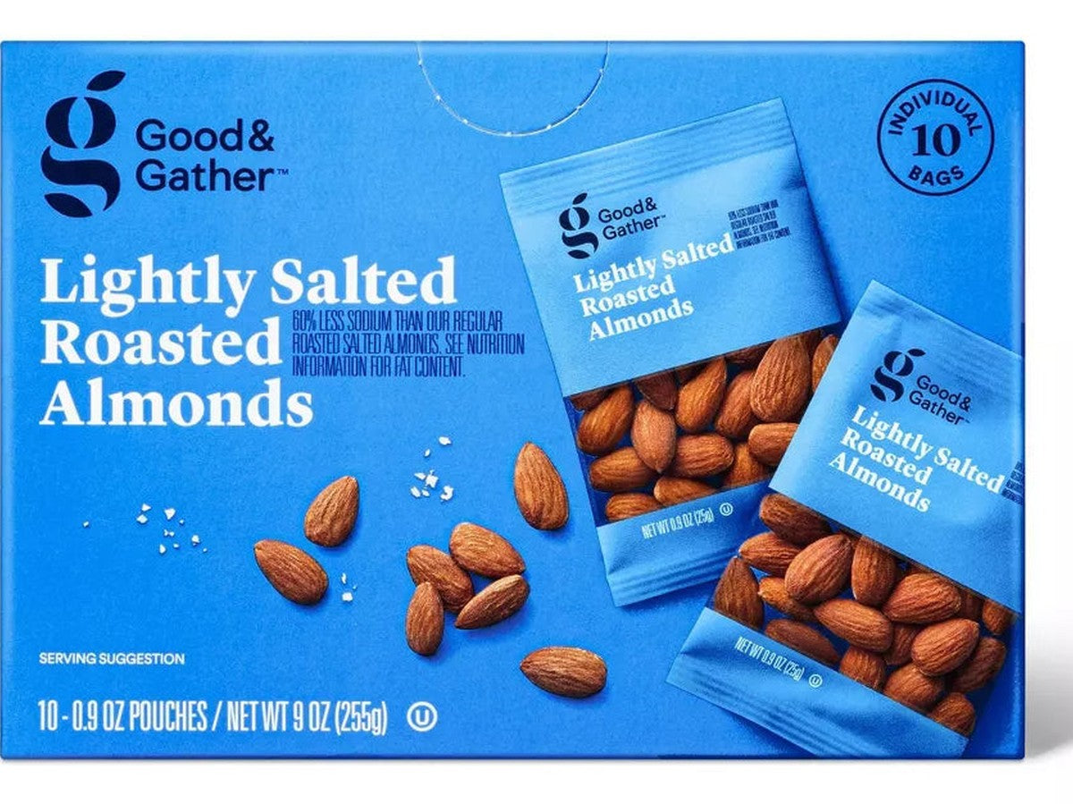 Good & Gather Lightly Salted Roasted Almonds, 10ct.