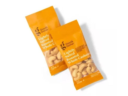 Good & Gather Lightly Salted Roasted Whole Cashews - 10 Ct Multipack,