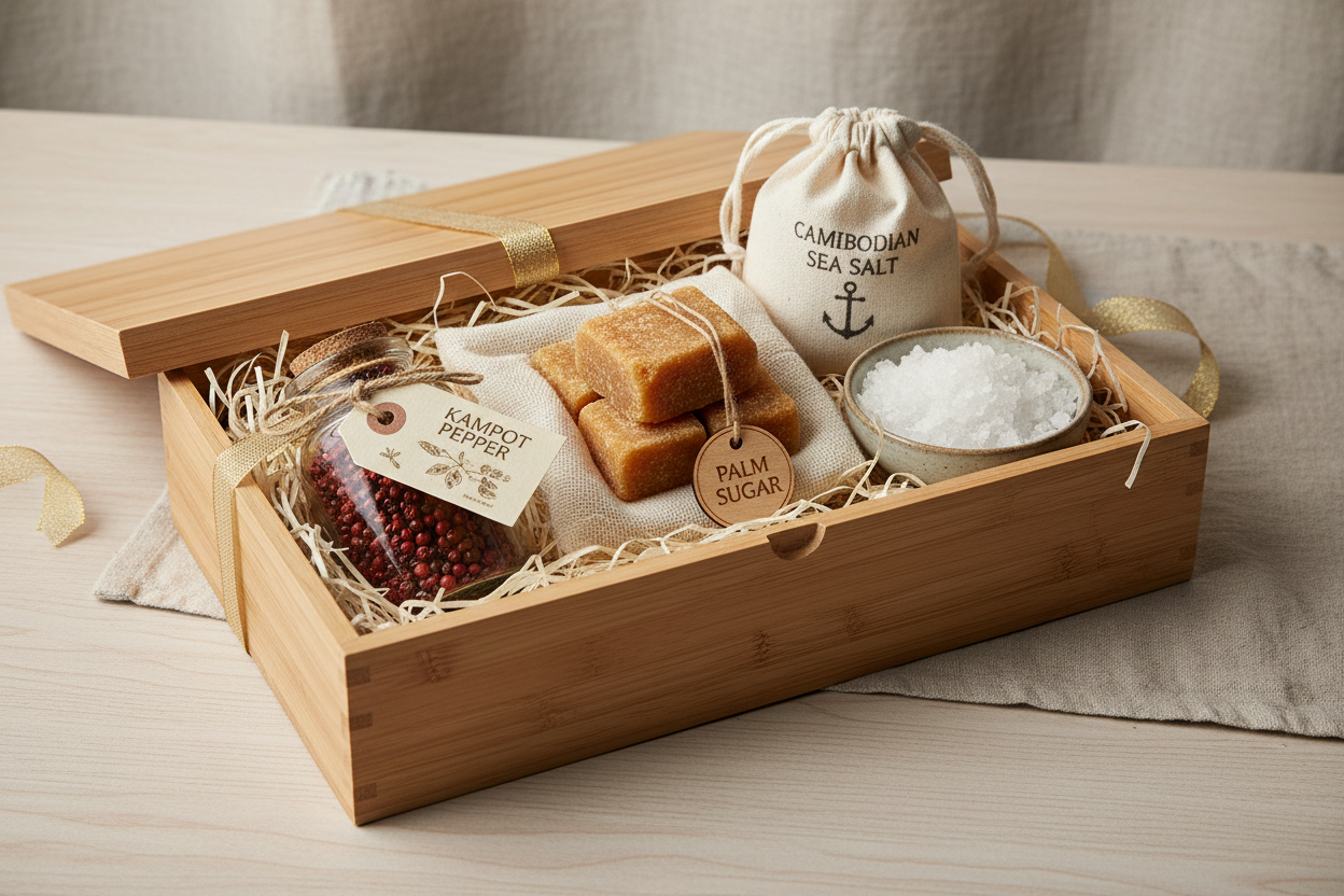 Gift box presentation