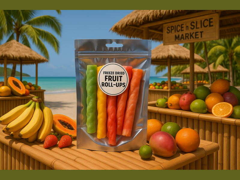 Original Product in Tropical Beach Market with Very Discreet Branding
