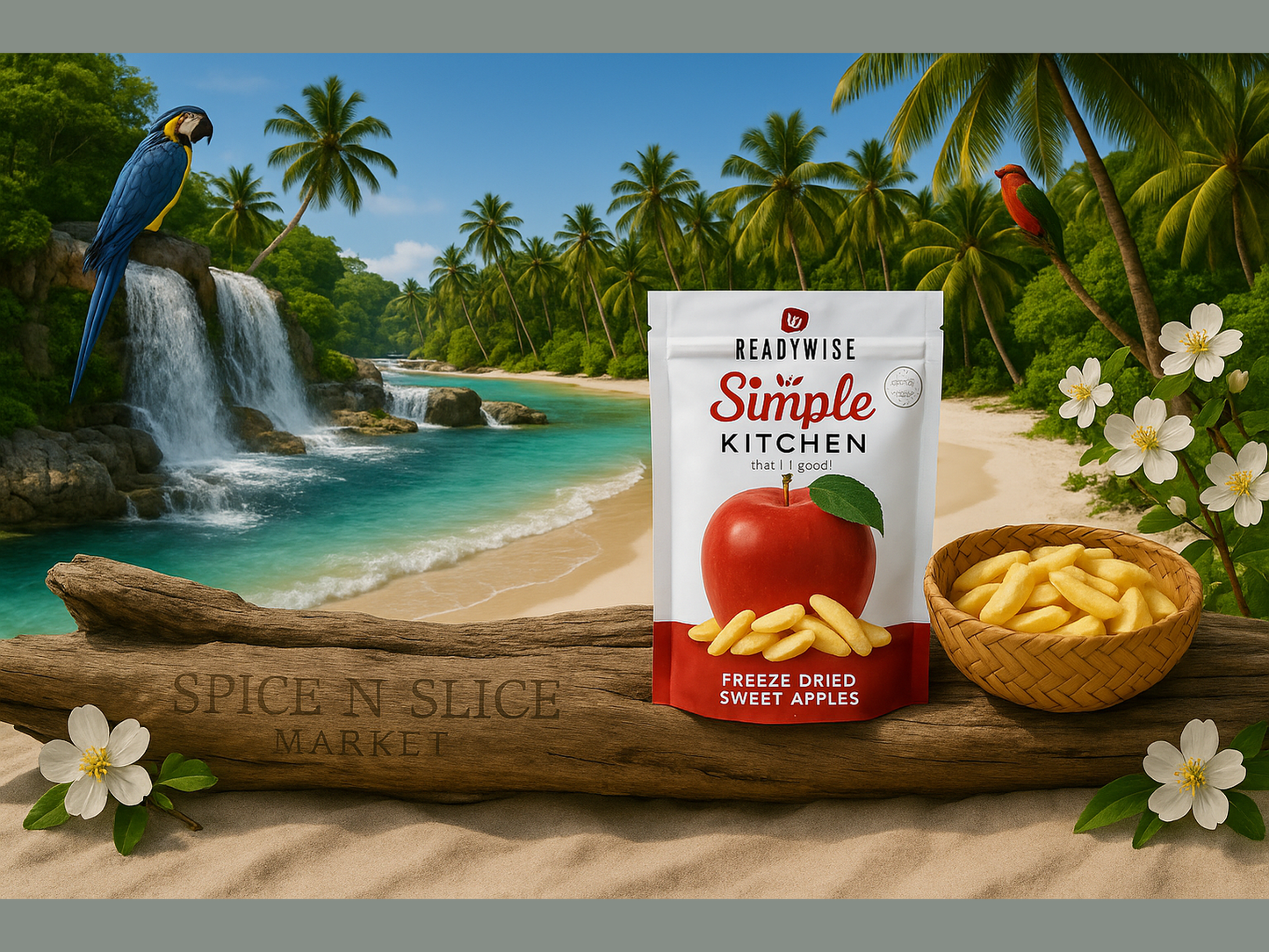 Magnificent Tropical Paradise with Original Product and Extremely Subtle Branding