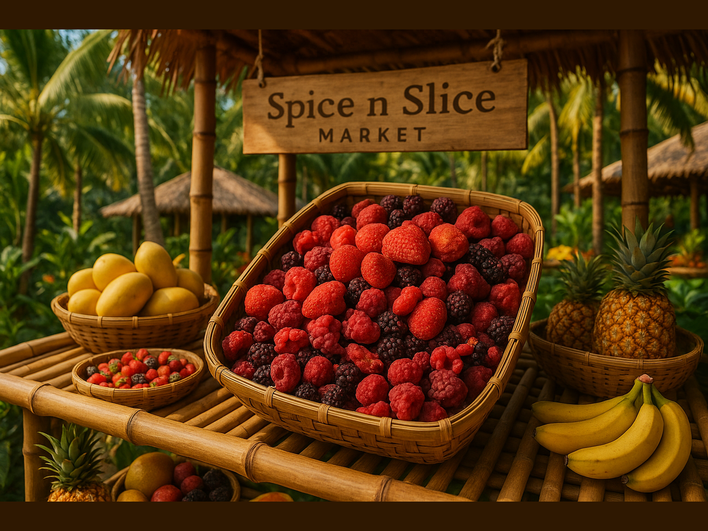 Tropical Market BIO Berries Mix Display