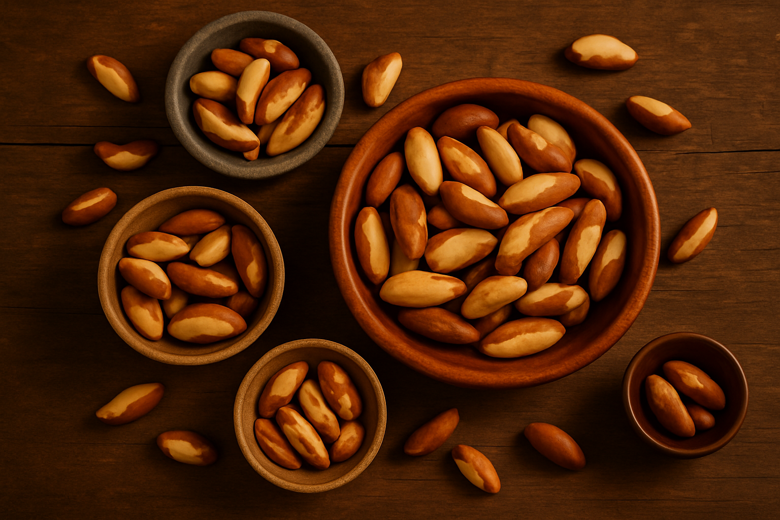 Organic Roasted Brazil Nuts - Square Format