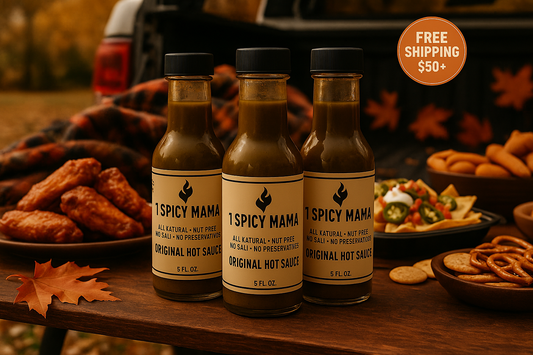 Double Premium Trio - Fall Game Day Tailgate Scene