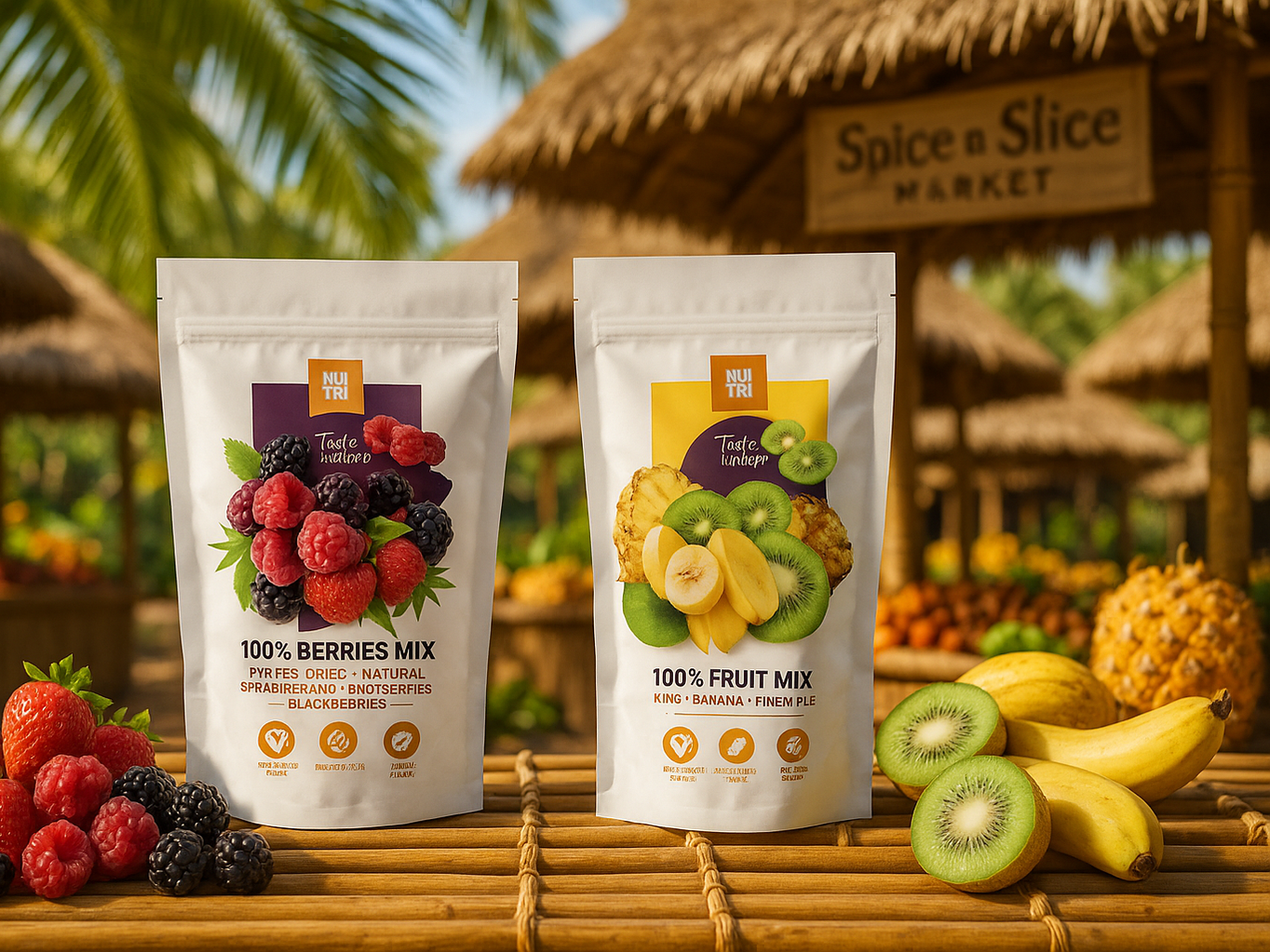 Tropical Market Gift Set Display
