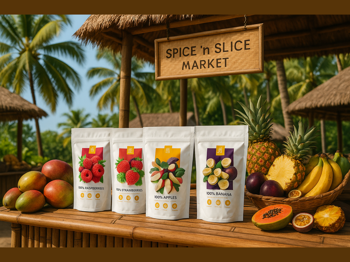 Tropical Market 5x250ml Variety Pack Display