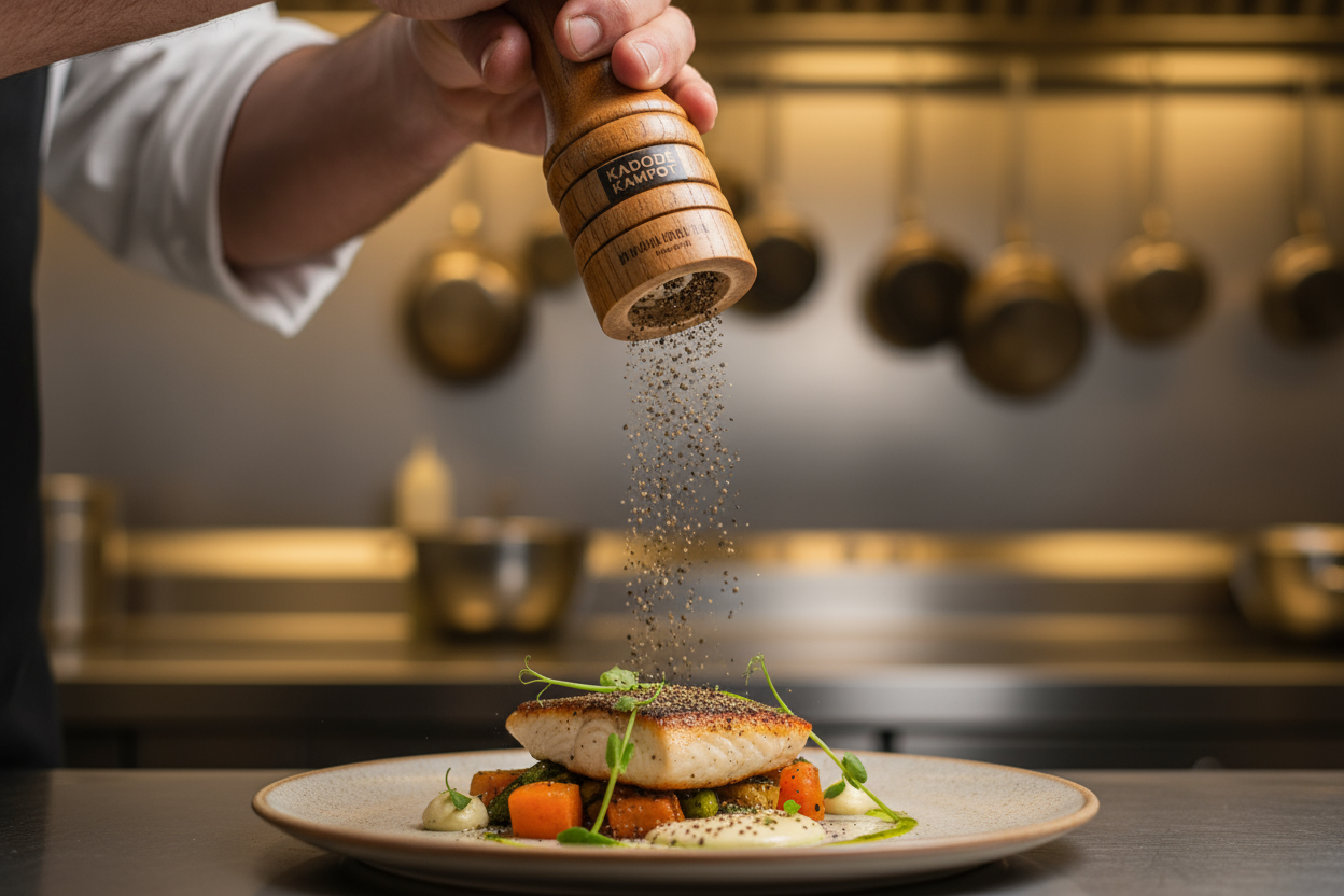 Kadodé Pepper Being Ground