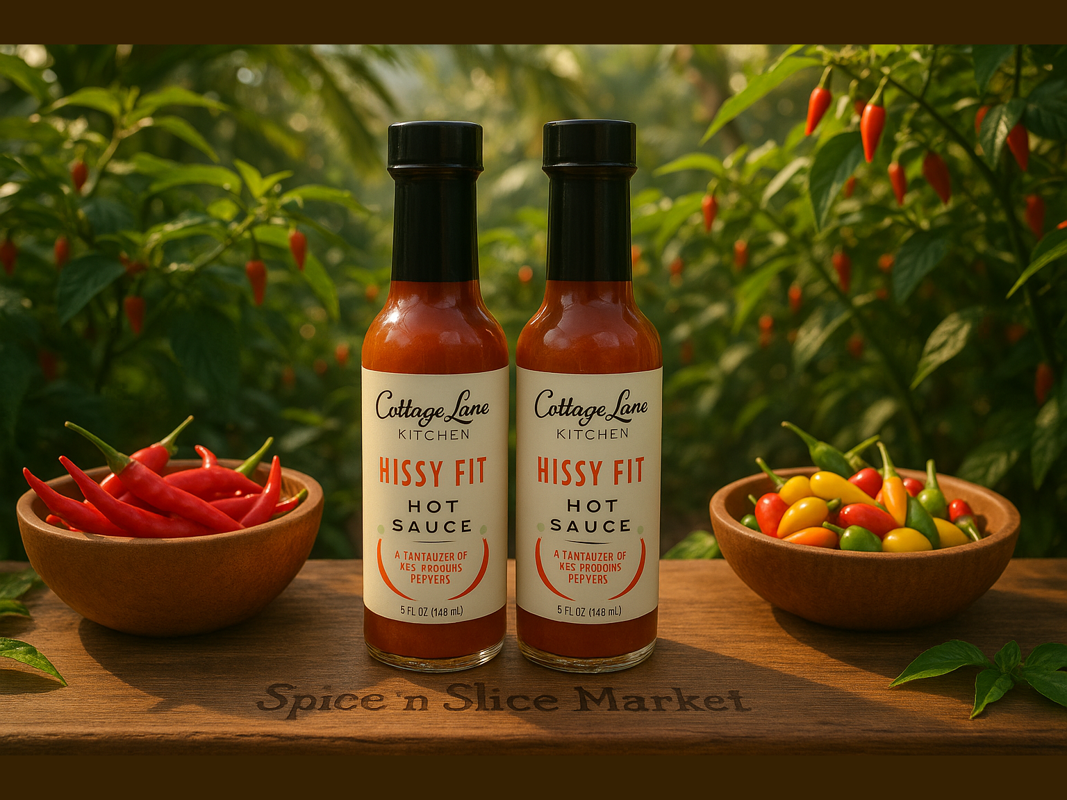 Tropical Pepper Garden with Original Product