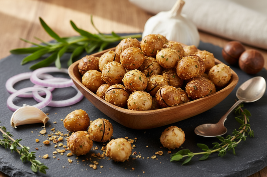 Mauna Loa Garlic Onion Macadamia Nuts, 4oz.