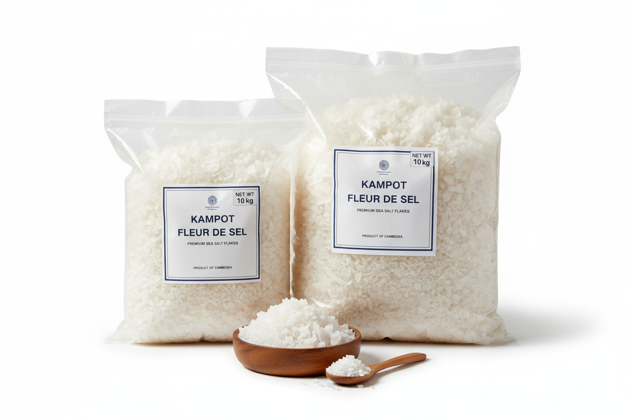 Kampot Fleur de Sel — Bulk (Wholesale)