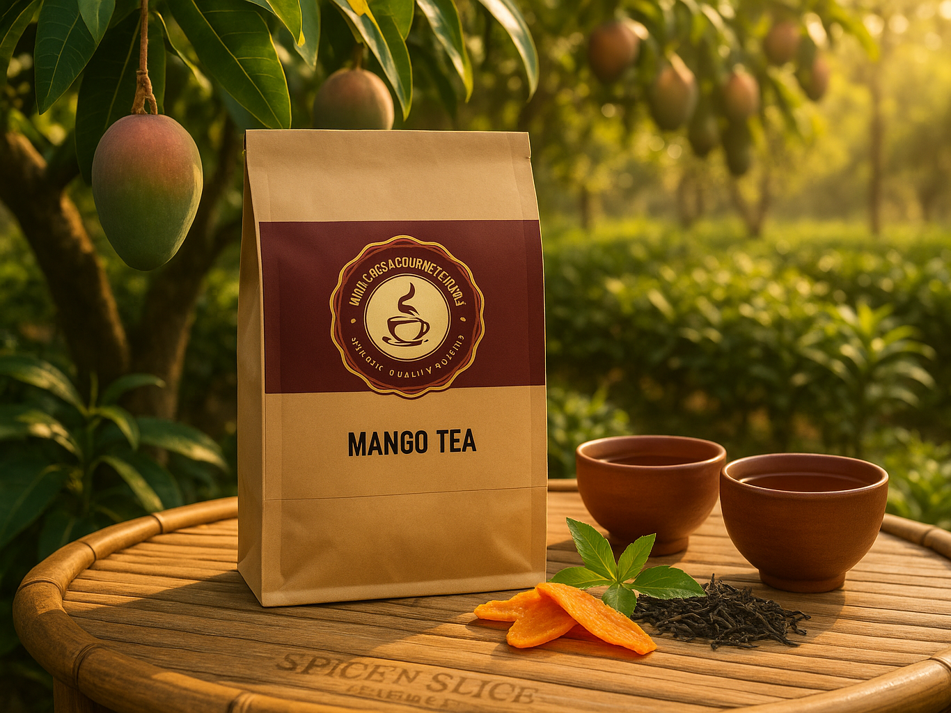 Tropical Tea Garden with Original Product