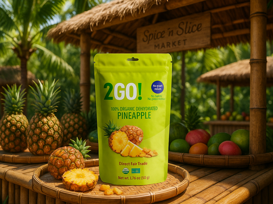 Tropical Market Pineapple Display